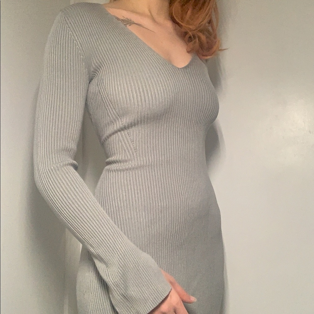 ZARA 🤍 Bell sleeve gown